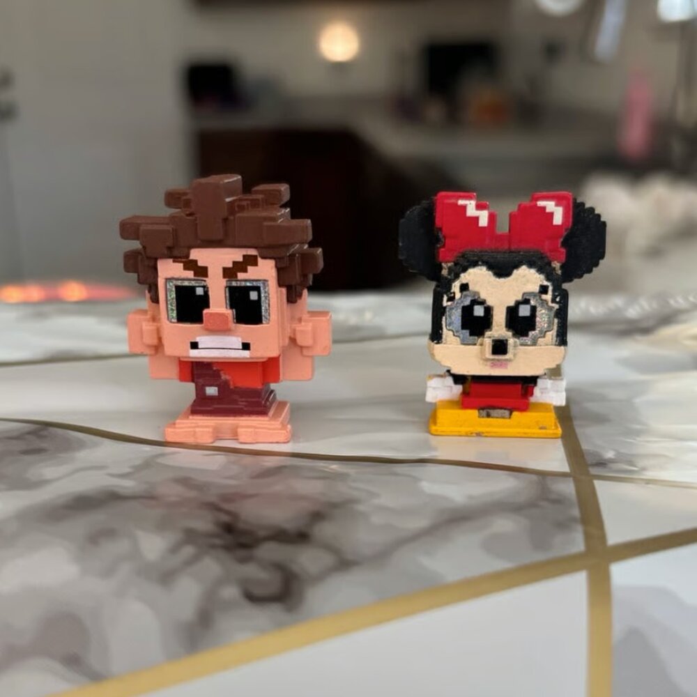 Disney Pixel Doorable Figures – Wreck-It Ralph & Minnie Mouse